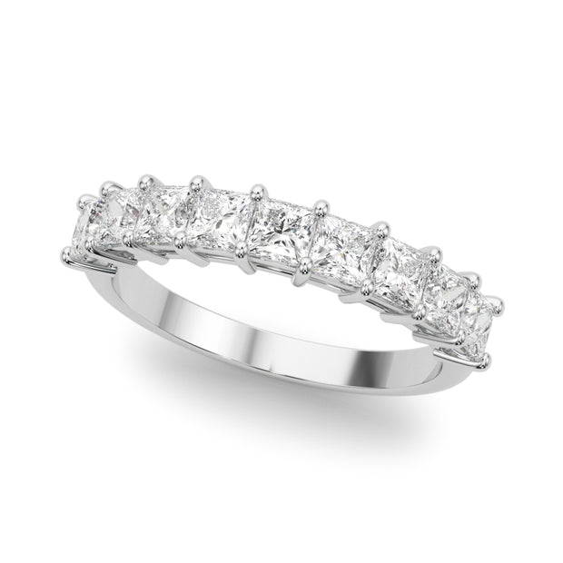 Princess Diamond Multi-Stone Wedding Band