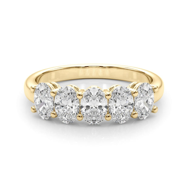 14K Yellow Gold 1 1/6 ct tw Fancy Shape Diamond Wedding Ring