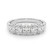 Oval Diamond Multi-Stone Wedding Ring