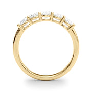 18K Yellow Gold Oval Diamond Wedding Ring
