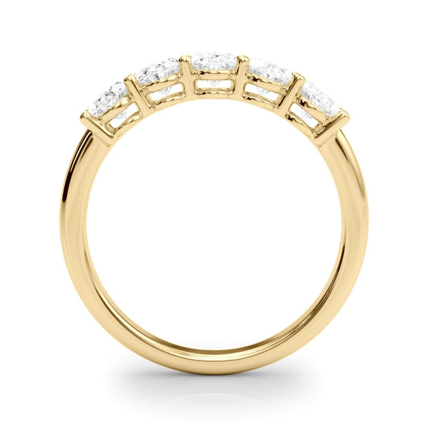 18K Yellow Gold 1 1/6 ct tw Fancy Shape Diamond Wedding Ring