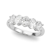 Platinum 1 1/6 ct tw Fancy Shape Diamond Wedding Ring
