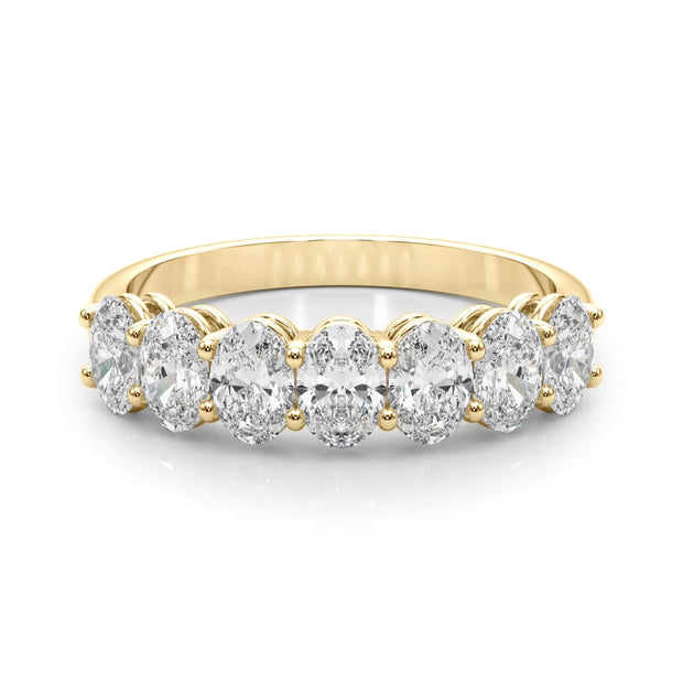 18K Yellow Gold 1 ct tw Diamond Wedding Ring
