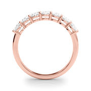 18K Rose Gold 1 ct tw Diamond Wedding Ring