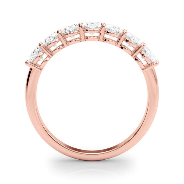 18K Rose Gold 1 ct tw Diamond Wedding Ring