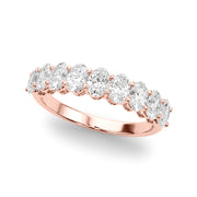 18K Rose Gold 1 ct tw Fancy Shape Diamond Wedding Ring