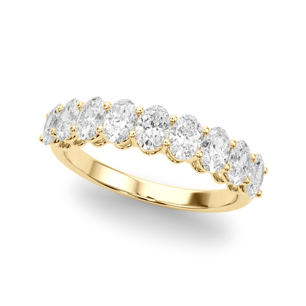 18K Yellow Gold 1 ct tw Fancy Shape Diamond Wedding Ring