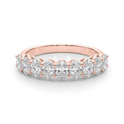 18K Rose Gold 1 ct tw Fancy Shape Diamond Wedding Ring