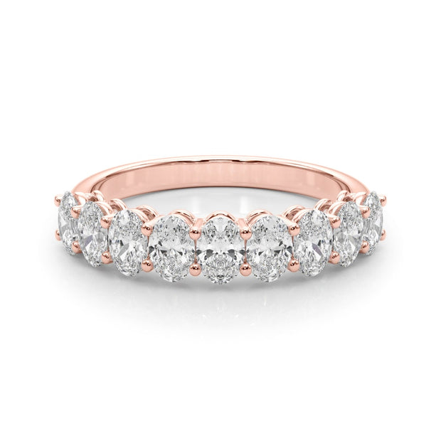 18K Rose Gold 1 ct tw Fancy Shape Diamond Wedding Ring