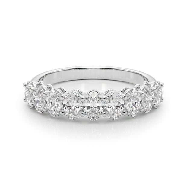 Oval Diamond Multi-Stone Wedding Ring