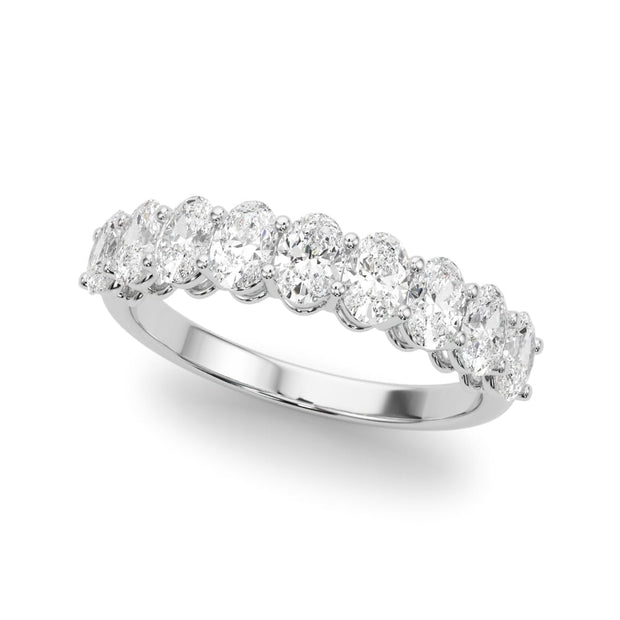 18K White Gold 1 ct tw Fancy Shape Diamond Wedding Ring