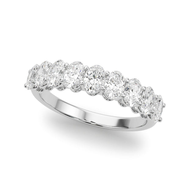 Oval Diamond Multi-Stone Wedding Ring