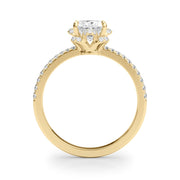 14K Yellow Gold 1/4 ct tw New Style Diamond Engagement Ring
