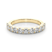 18K Yellow Gold 1 CT Diamond Wedding Band