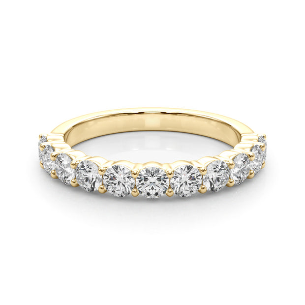18K Yellow Gold 1 CT Diamond Wedding Band