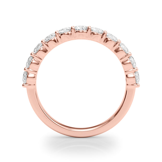 14K Rose Gold 1 CT Diamond Wedding Band