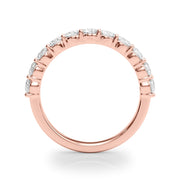 14K Rose Gold 1 ct tw New Style Diamond Wedding Ring