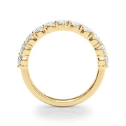 18K Yellow Gold 1 CT Diamond Wedding Band