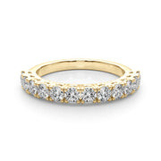 18K Yellow Gold Multi-Diamond Wedding Band