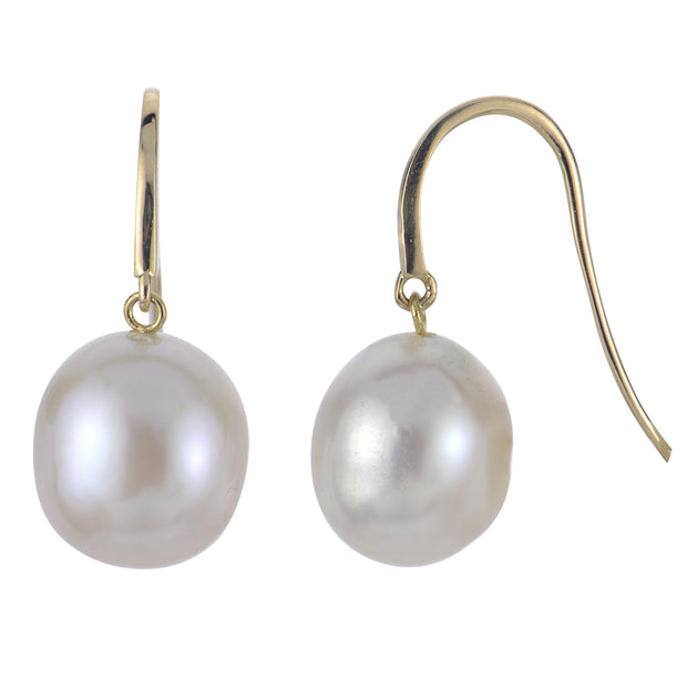 14KT Yellow Gold Freshwater Pearl Earring