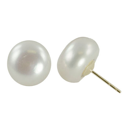 14KT Yellow Gold Freshwater Pearl Earring