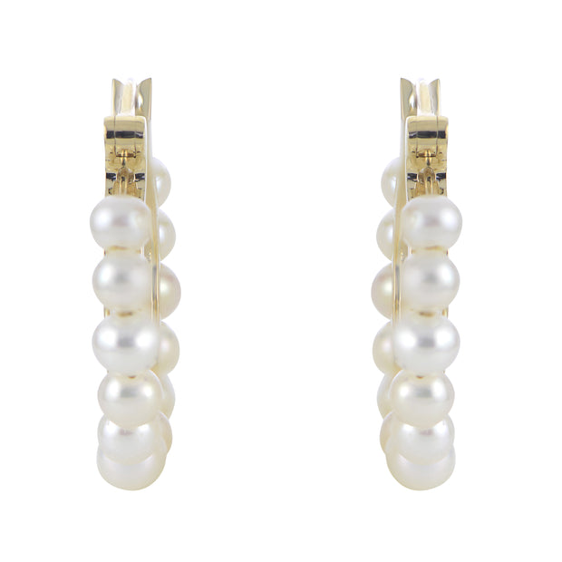 14KT Yellow Gold Freshwater Pearl Earring