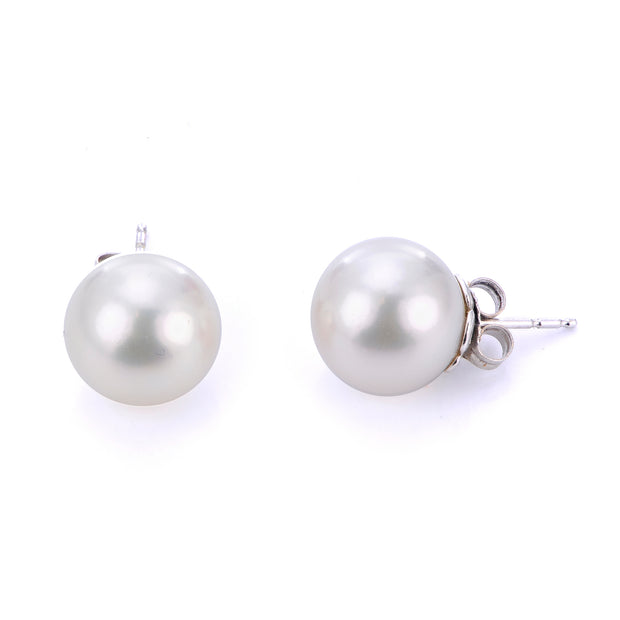 14KT White Gold Freshwater Pearl Earring