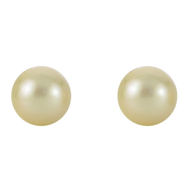 14KT Yellow Gold Golden South Sea Pearl Earring