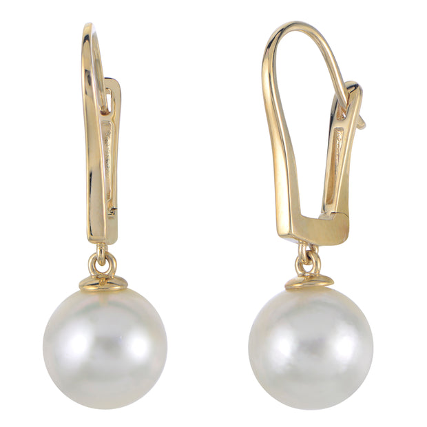 14KT Yellow Gold Freshwater Pearl Earring