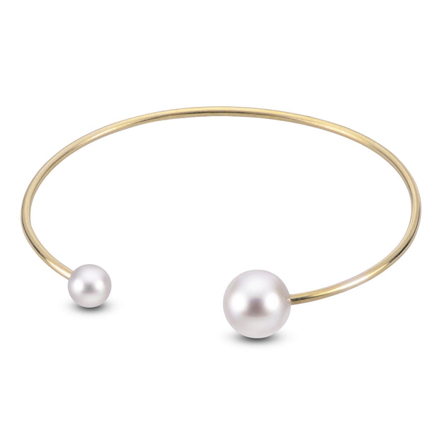 14KT Yellow Gold Freshwater Pearl Bracelet