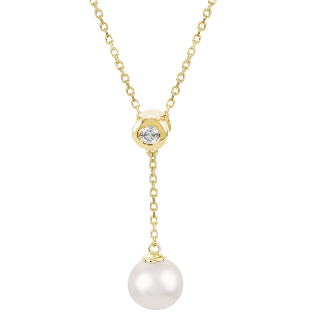 14KT Yellow Gold Freshwater Pearl Pendant