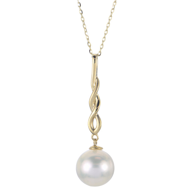 14KT Yellow Gold Freshwater Pearl Pendant