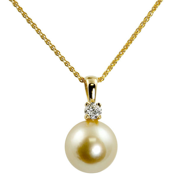 14KT Yellow Gold Golden South Sea Pearl Pendant