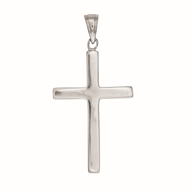 Silver Flat Cross