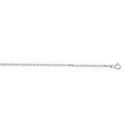 Silver 2.2mm Diamond Cut Cable Chain