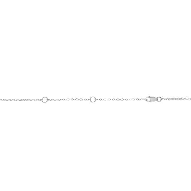 Silver .8mm Double Extendable Cable Chain