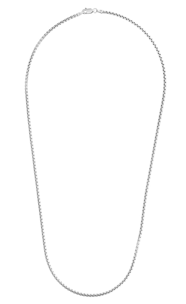 Silver 3.05mm Round Box Chain