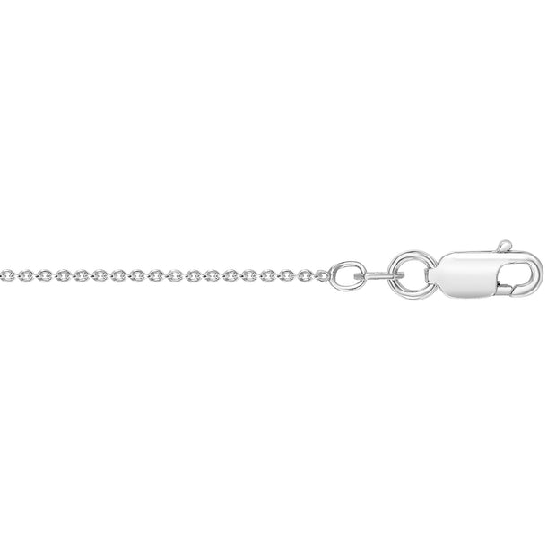 Silver 1.1mm Round Cable Chain