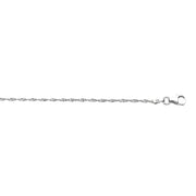 Silver 1.5mm Singapore Chain