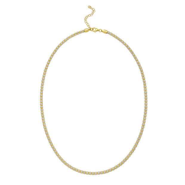 Gold Over Silver 3.8mm Ice Chain