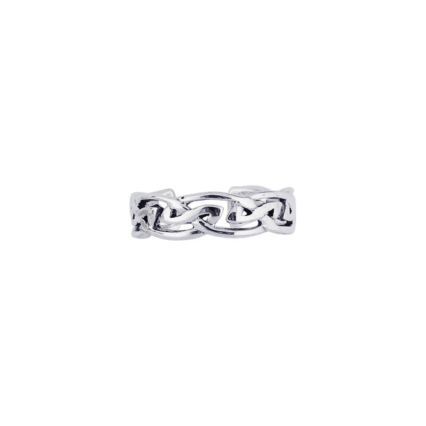 Silver Celtic Toe Ring