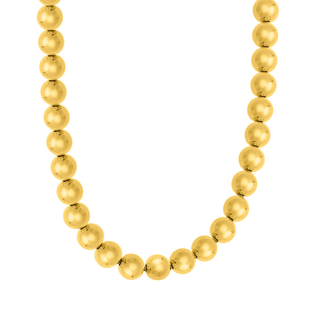 Gold Over Silver Bold Bead Bracelet