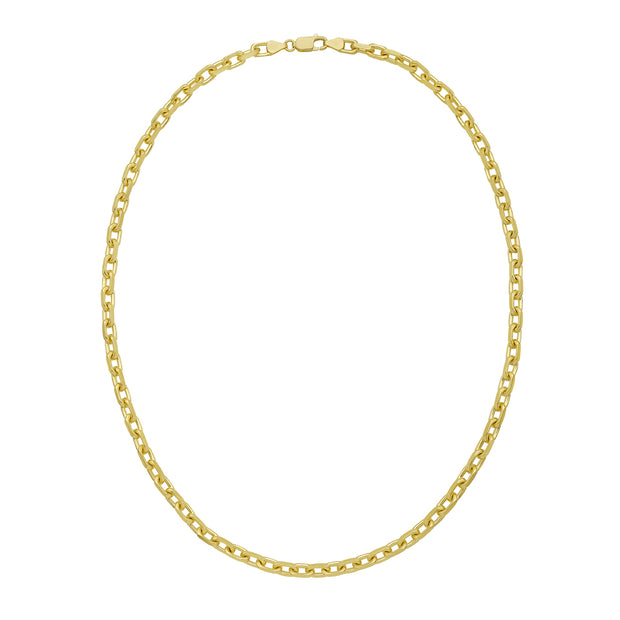 Gold Over Silver 5mm French Cable Chain