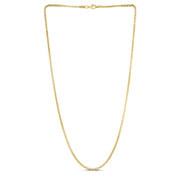 Silver Plated 2.1mm Round Box Chain
