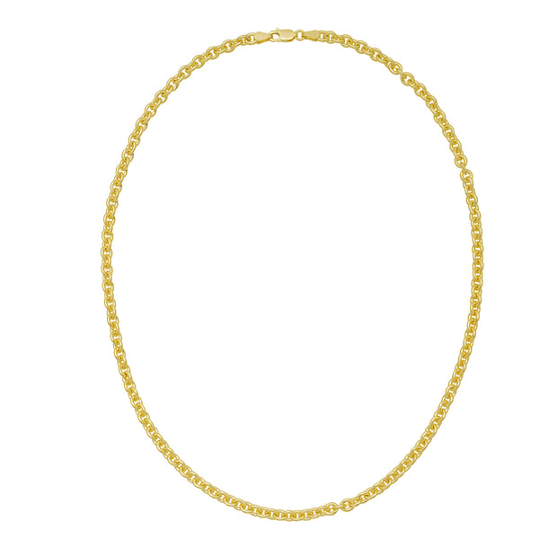 Gold Over Silver 4.7mm Rolo Chain