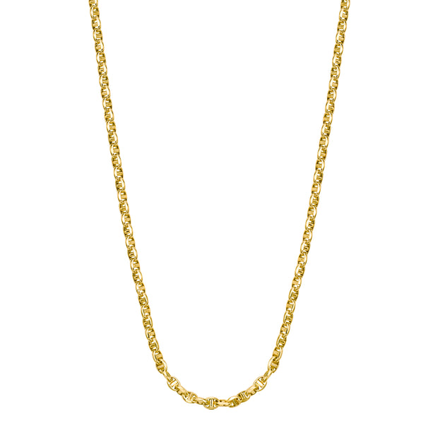 14K Gold 3mm Lite Anchor Chain