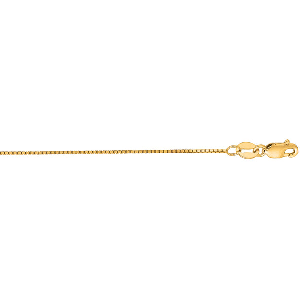 14K Gold 0.68mm Classic Box Chain