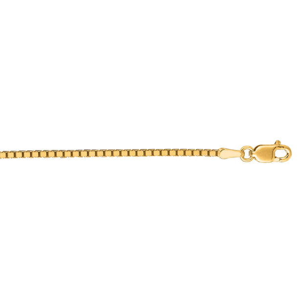 14K Gold 1.4mm Classic Box Chain