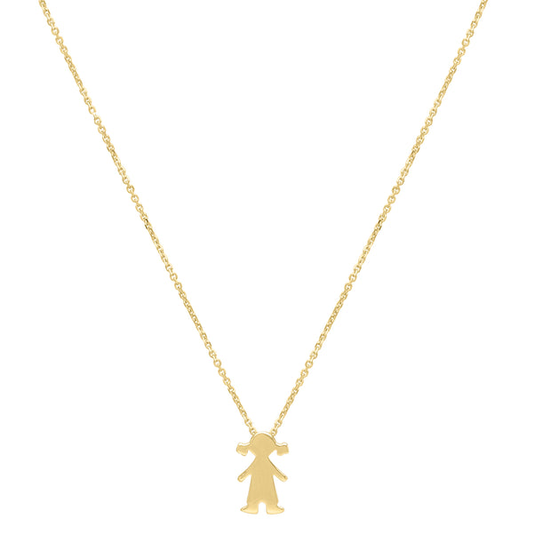 14K Girl Necklace