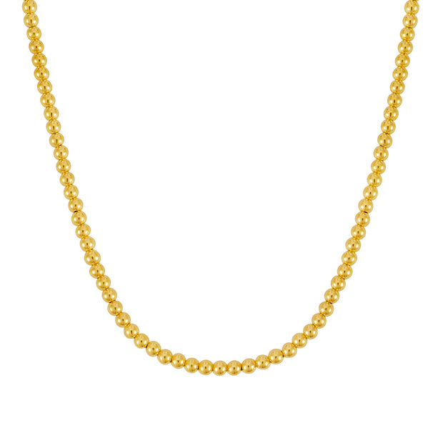 14K Gold 4mm Bead Chain